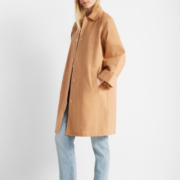 NWT - Club Monaco Women’s Oversized Fit Denim Coat - Size L - Picture 2 of 9